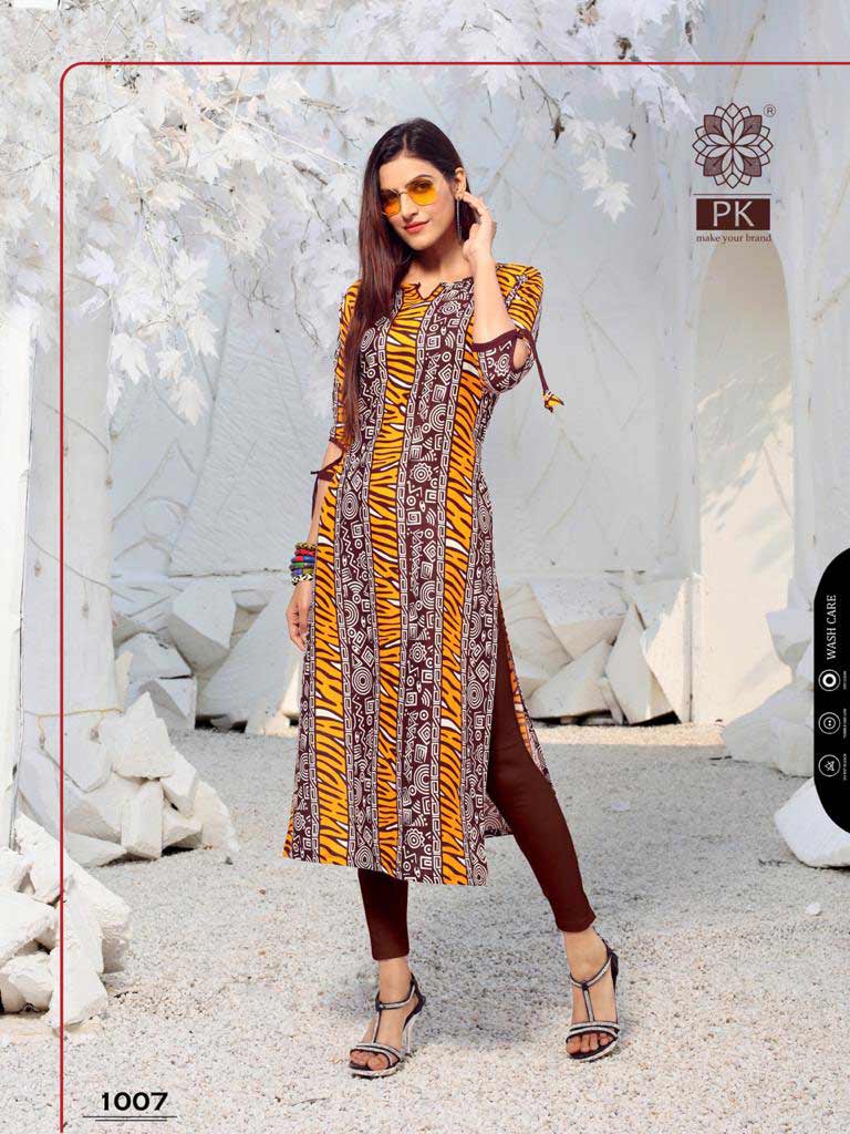 Pk Lifestyle Vol-2 Rayon Print Wholesale Kurti Pk Lifestyle Vol-2 Rayon Print Wholesale Kurti